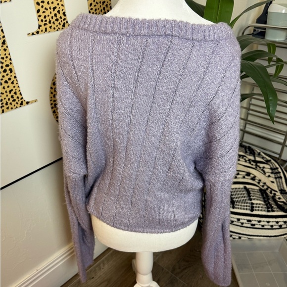 Pacsun purple cropped sweater - Picture 5 of 6